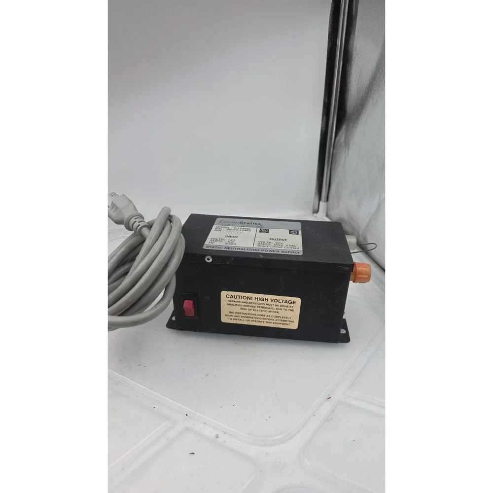 ELECTROSTATICS T-1246SL Static Neautralizing POWER SUPPLY. Used. 120vac